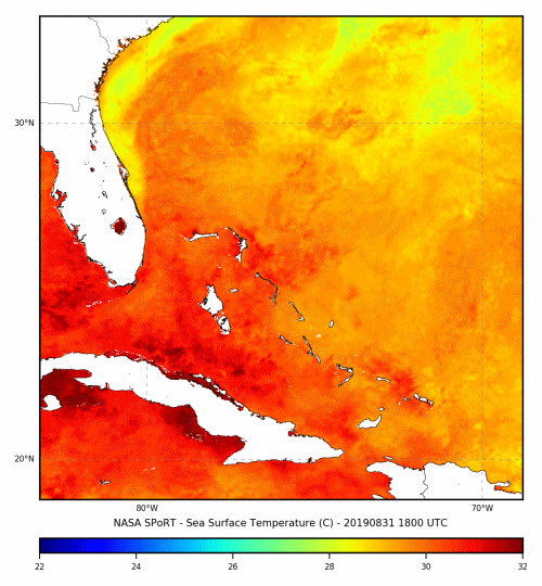 NASA SPoRT’s SST Composite Maps Capture Upwelling in the Wakes of Hurricanes Dorian and Humberto